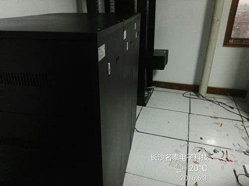 漢壽縣公安局交通警察大隊機架式20KVA